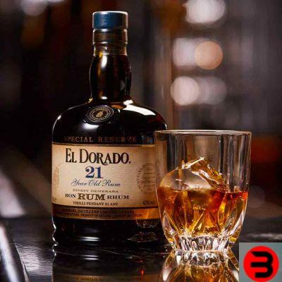 Reserva especial de rum El Dorado 21 anos