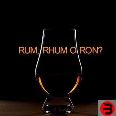 Nome correto do rum