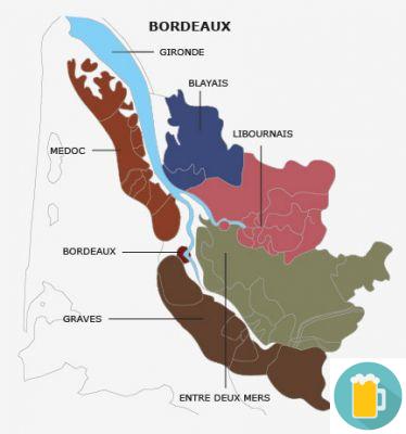 The wine of the Bordeaux region